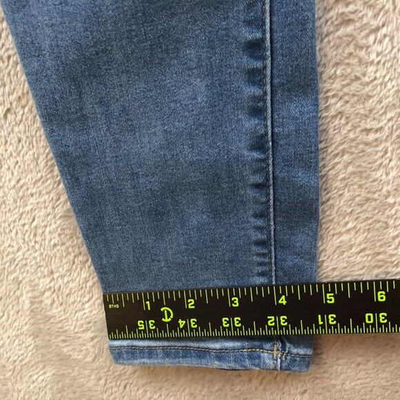 SO Womens Jeans Size 9 Ultimate Jegging High Rise Blue Denim Skinny Leg Casual - Picture 8 of 16